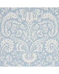 Suffolk Damask Blue Wallpaper by   