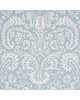 Schumacher Wallpaper Suffolk Damask Blue