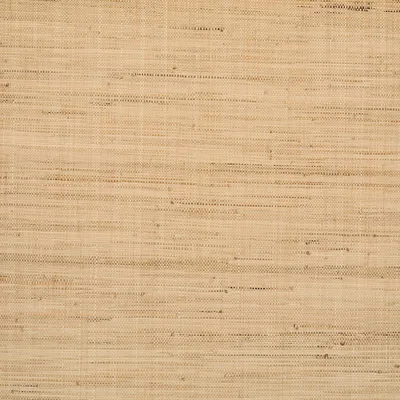 Schumacher Wallpaper Namu Raffia & Abaca Weave Light Natural