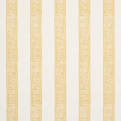 Schumacher Wallpaper Mahdavi Stripe Yellow