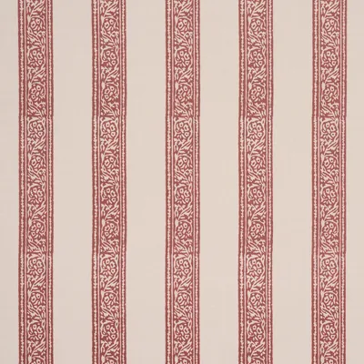 Schumacher Wallpaper Mahdavi Stripe Red