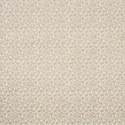 Schumacher Wallpaper Malaya Hand-Block Print Petal