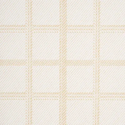 Schumacher Wallpaper Vibrato Plaid Antique Gold