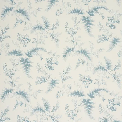 Schumacher Wallpaper Maidenhair Blue