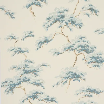 Schumacher Wallpaper The Way Through The Woods Blue
