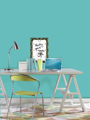  Loopy Blue Green DryErase Room Loopy Blue and Green Dry Erase WallPOP