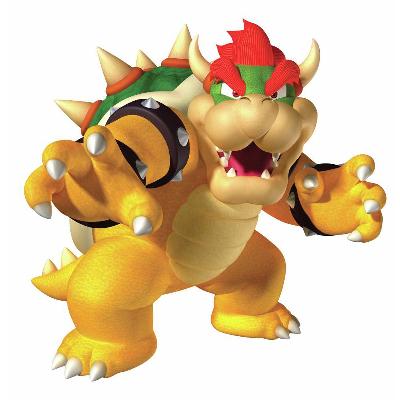 Nintendo - Bowser Peel & Stick Giant Wall Decal
