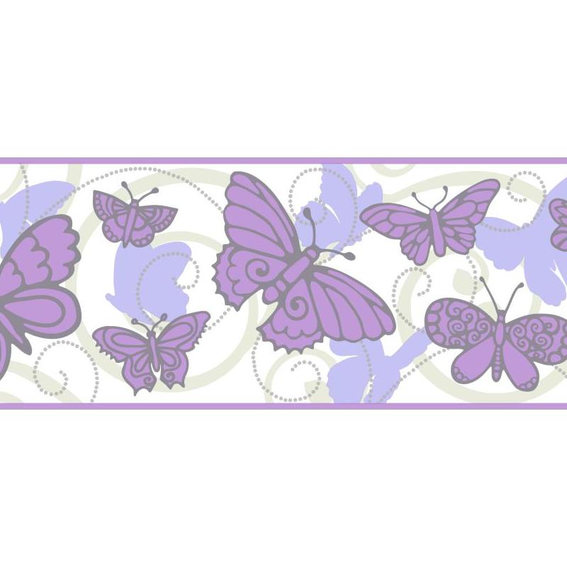 York Wallcovering Butterfly Border BS5404B Wallpaper