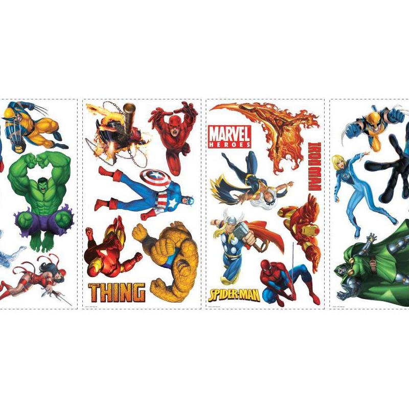 Marvel Heroes Wall Stickers RMK1154SCS Accessories