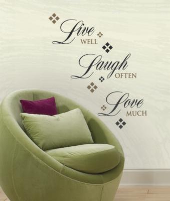 Live Love Laugh Peel & Stick Wall Decals