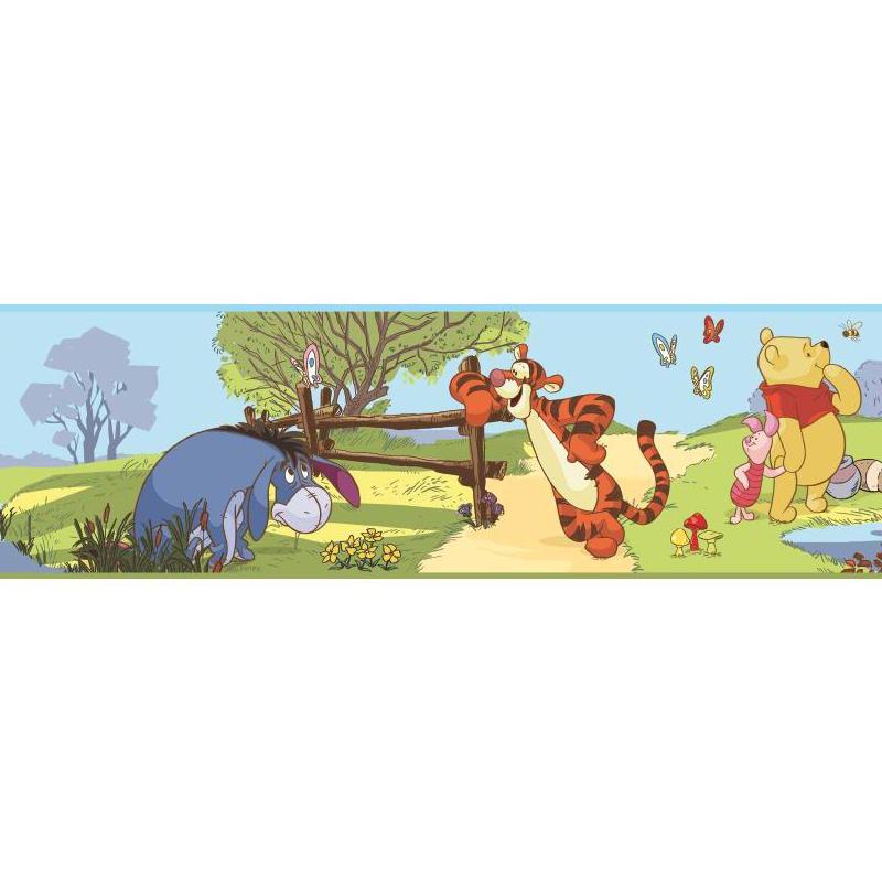 York Wallcovering Winnie the Pooh Friends Wall Border RMK1497BCS Wallpaper