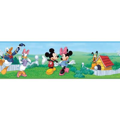 mickey mouse,minnie mouse,mickey mouse wallpaper,mickey mouse wall border,mickey mouse wall mural,wallpaper,wall border,wall murals,disney,mickey  Mickey & Friends Wall Border