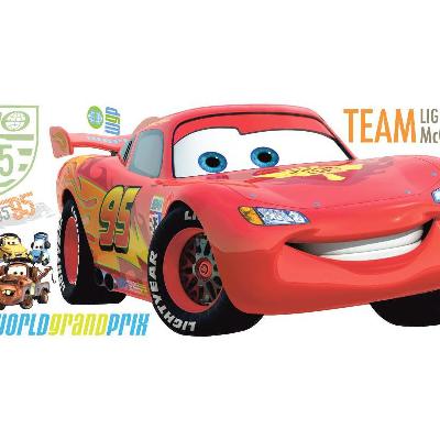 Cars 2 Peel & Stick Giant Wall Decal