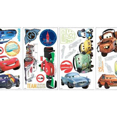 Cars 2 Peel & Stick Wall Decals