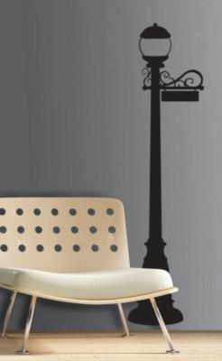 Lamp Post Peel & Stick Giant Wall Decal