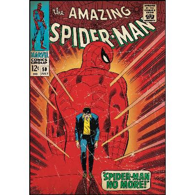 Comic Book Cover - Spiderman Walking Away Peel & Stick Comic Book Cover
