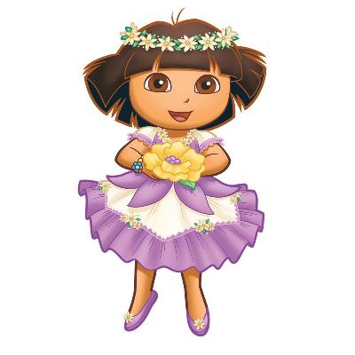Dora's Enchanted Forest Adventures Peel & Stick Giant Wall Decal