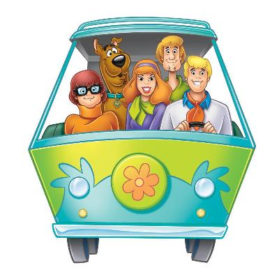 Scooby Doo Mystery Machine Peel & Stick Giant Wall Decal