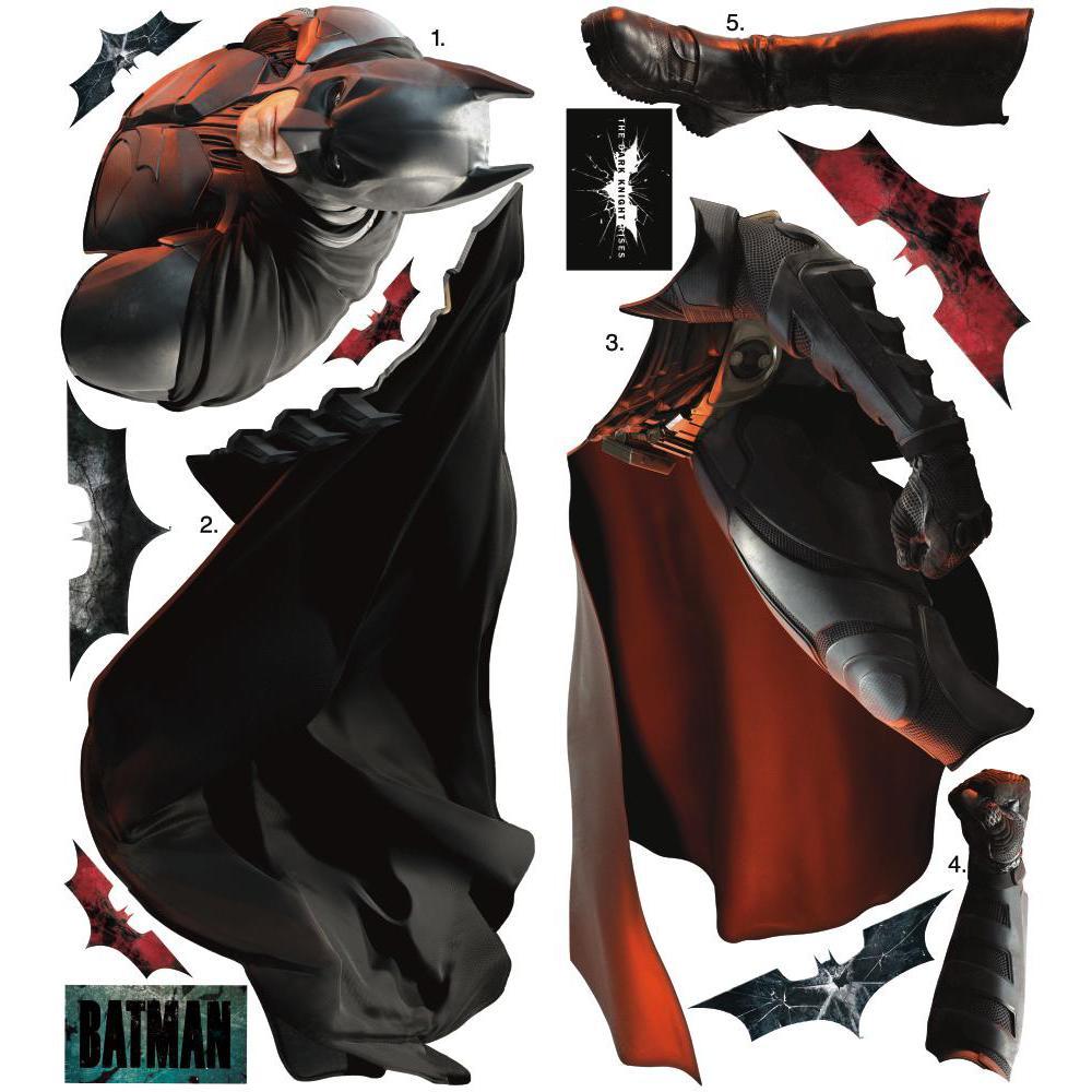 York Wallcovering Batman - Dark Knight Rises - Batman Peel Stick Giant