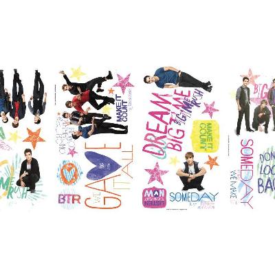 Big Time Rush Peel & Stick Wall Decals