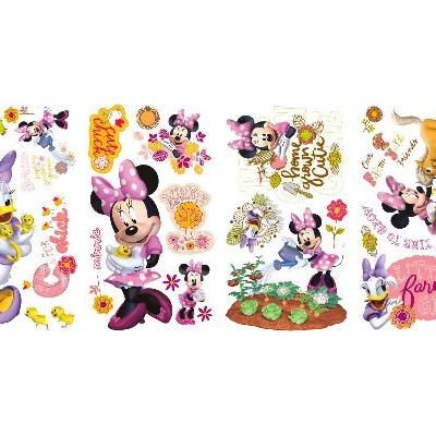 Mickey & Friends - Minnie Mouse Barnyard Cuties Peel & Stick Wall Decals