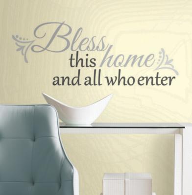 Bless this Home Peel & Stick Wall Decals