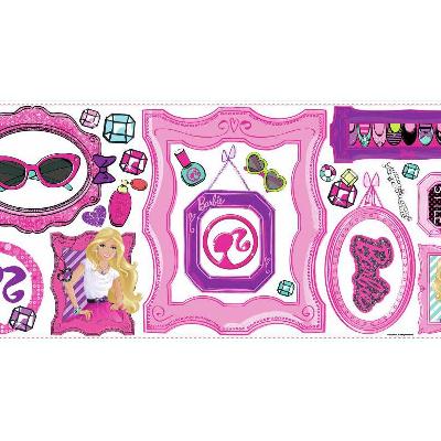 Barbie's Fabulous Frames Peel and Stick Giant Wall Decals
