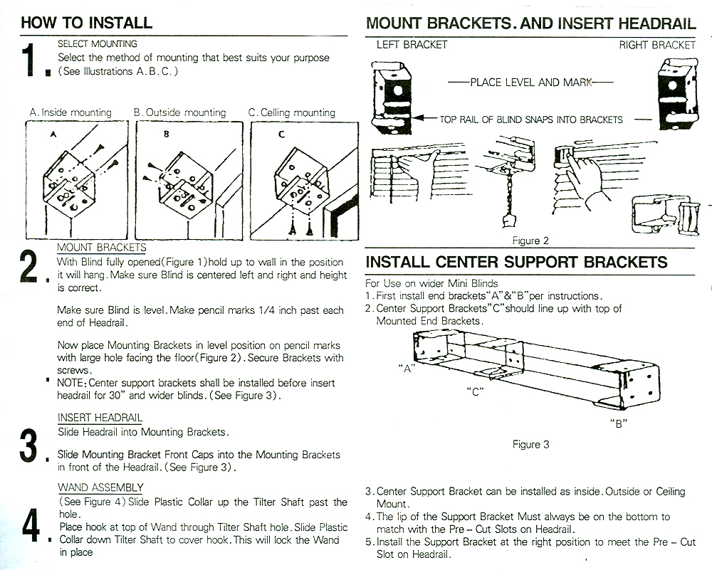 how to install blinds