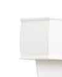 Crown Valance Return Mitered Snow White 2.5 Inch Outside Mount by   