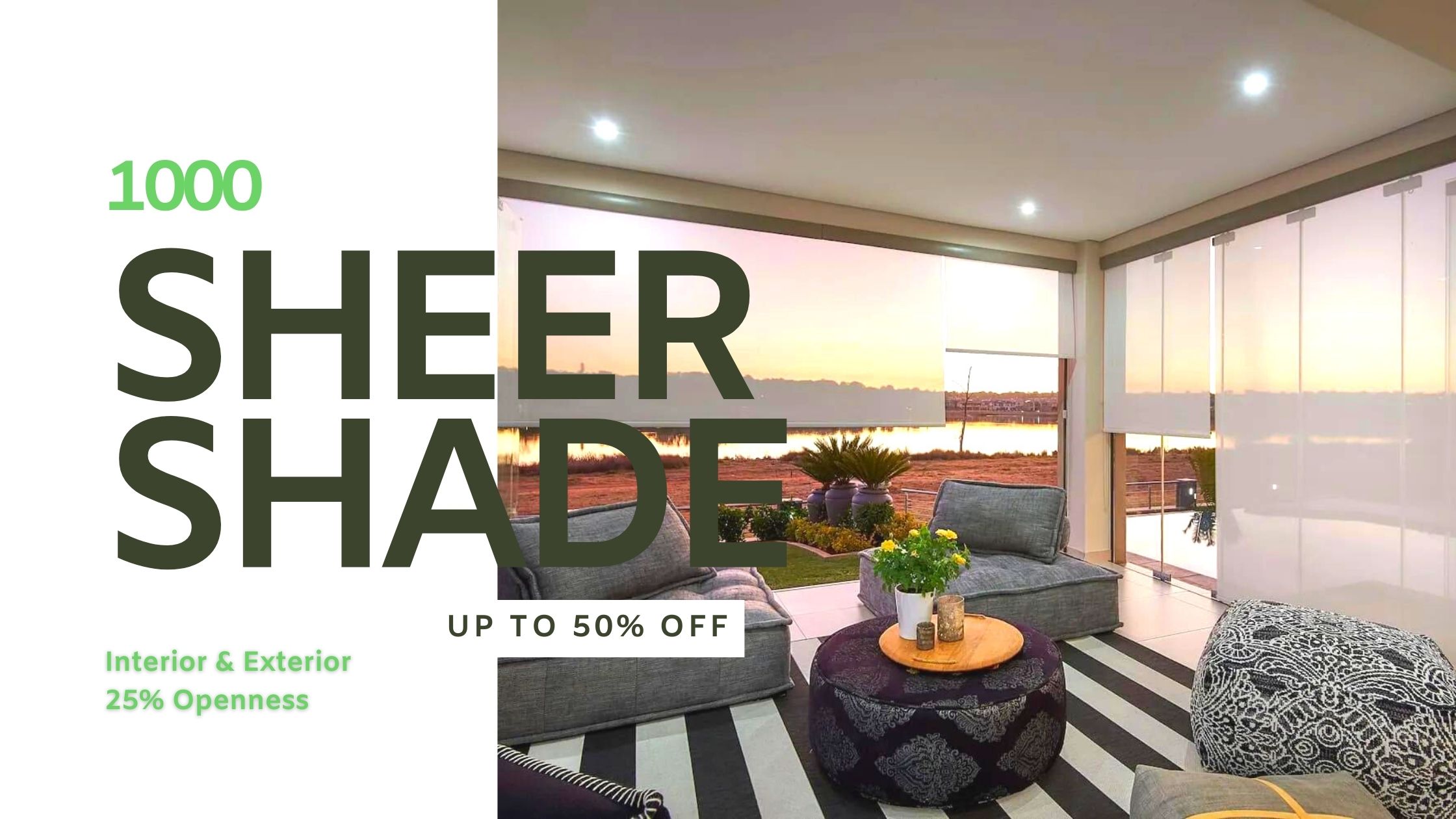 Phifer SheerWeave Style 1000 Roller Shades