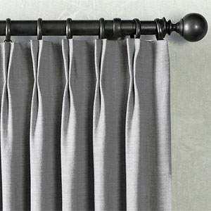 2 Finger Pinch Pleated Draperies