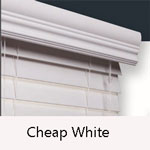 Cheap 2 inch faux blinds, Cheap faux wood blinds white