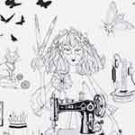 Owl Fabric - Halloween Fabric - Pumpkin Fabric