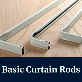 Basic Curtain Rods - Standard Curtain Rods