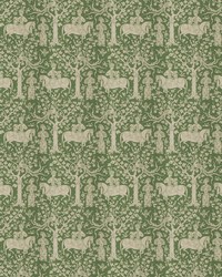 Vervain Fabrics Manchurian Forest Emerald Fabric