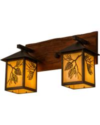 Balsam Pine 2 LT Wall Sconce 158775 by   