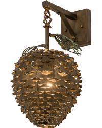 Stoneycreek Pinecone Hanging Wall Sconce 158943 by   
