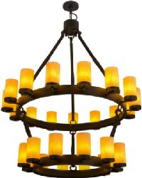 Noziroh Ring 27 LT Two Tier Chandelier 159006 by  Carey Lind 