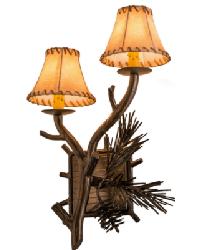 Lone Pine 2 LT Left Wall Sconce 161368 by   