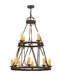 Lakeshore 12 LT Two Tier Chandelier 163692 by   