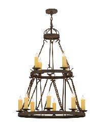 Lakeshore 12 LT Two Tier Chandelier 163692 by  Carey Lind 