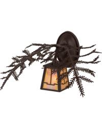 Pine Branch Valley View Wall Sconce 166568 by   