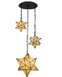 Moravian Star 3 LT Cascading Pendant 166958 by   