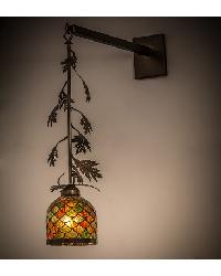 Oak Leaf  Acorn Hanging Wall Sconce 167468 by   