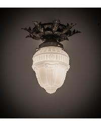 Fancy Floral W Colonnade Globe Flushmount 169001 by  Latimer Alexander 