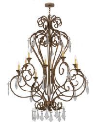 Josephine 10 LT W Crystals Chandelier 169309 by   