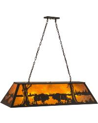 Battling Buffalo Oblong Pendant 169336 by   