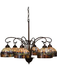 Tiffany Candice 6 LT Chandelier 18693 by   