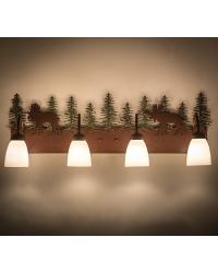Wandering Moose 4 LT Vanity Light 29474 by   