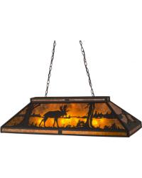 Moose at Lake Oblong Pendant 30488 by   